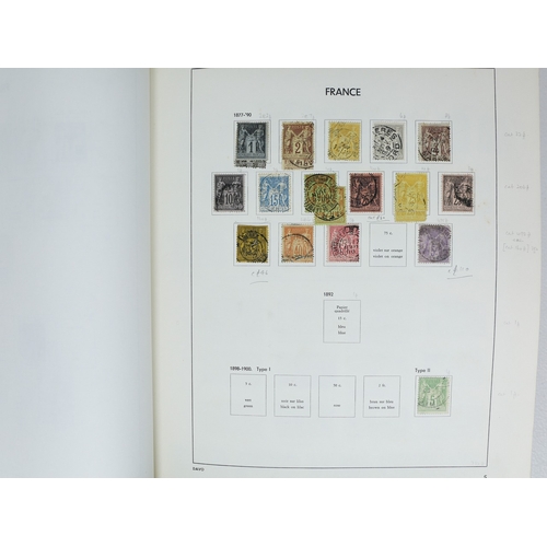 13 - Misc. Lots & Collections FRANCE 1849/1983 mostly used collection in distressed Davo album incl. 1870... 