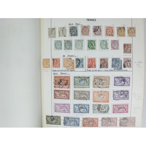 13 - Misc. Lots & Collections FRANCE 1849/1983 mostly used collection in distressed Davo album incl. 1870... 