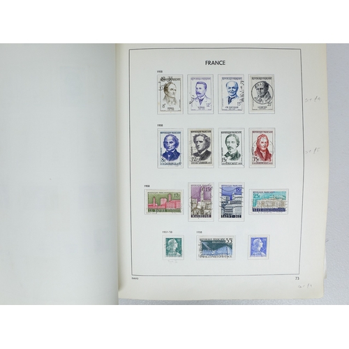 13 - Misc. Lots & Collections FRANCE 1849/1983 mostly used collection in distressed Davo album incl. 1870... 