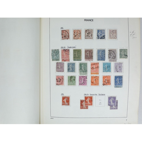 13 - Misc. Lots & Collections FRANCE 1849/1983 mostly used collection in distressed Davo album incl. 1870... 
