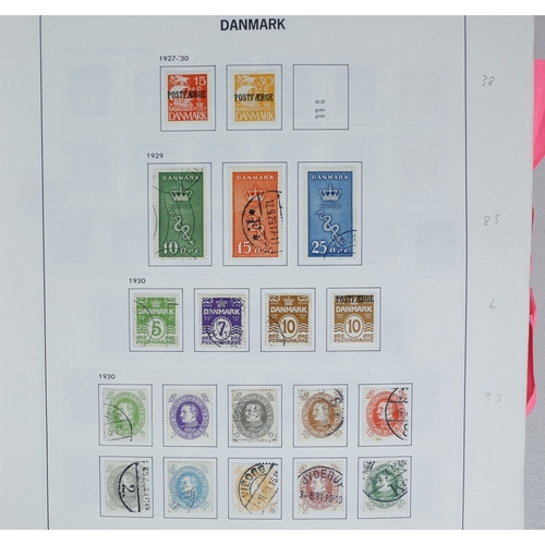 19 - Misc. Lots & Collections DENMARK & AREA 1851/2010 substantial mint & used collection in Davo album i... 