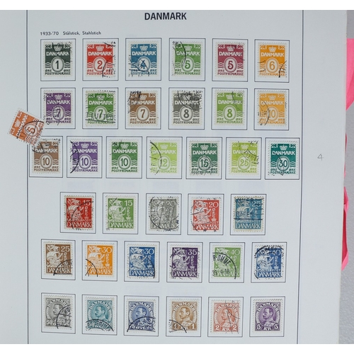 19 - Misc. Lots & Collections DENMARK & AREA 1851/2010 substantial mint & used collection in Davo album i... 