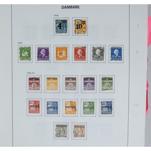 19 - Misc. Lots & Collections DENMARK & AREA 1851/2010 substantial mint & used collection in Davo album i... 