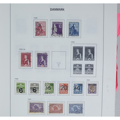 19 - Misc. Lots & Collections DENMARK & AREA 1851/2010 substantial mint & used collection in Davo album i... 