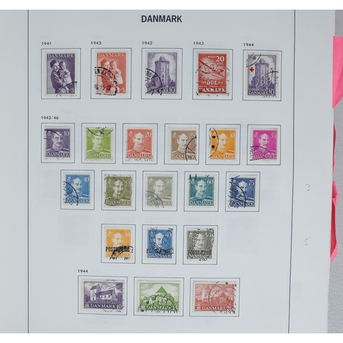 19 - Misc. Lots & Collections DENMARK & AREA 1851/2010 substantial mint & used collection in Davo album i... 