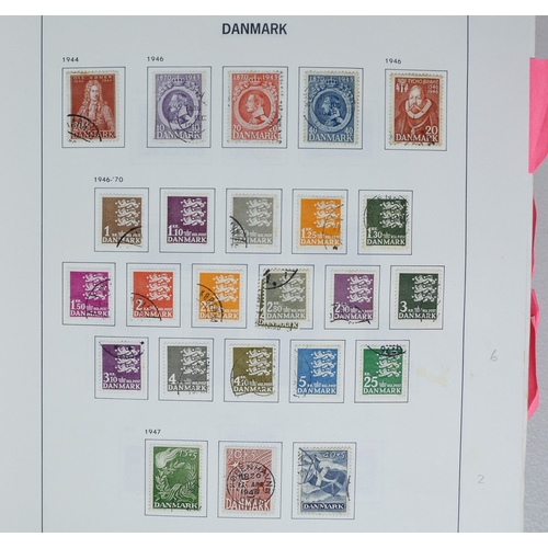 19 - Misc. Lots & Collections DENMARK & AREA 1851/2010 substantial mint & used collection in Davo album i... 