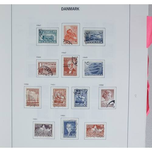 19 - Misc. Lots & Collections DENMARK & AREA 1851/2010 substantial mint & used collection in Davo album i... 