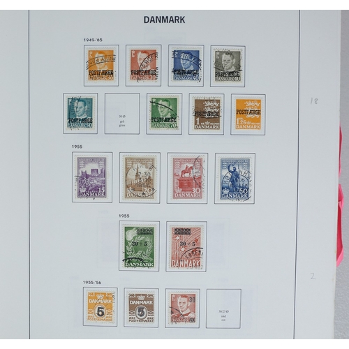 19 - Misc. Lots & Collections DENMARK & AREA 1851/2010 substantial mint & used collection in Davo album i... 