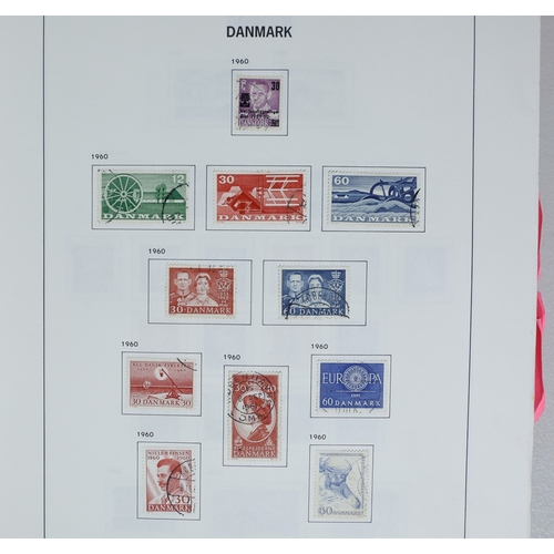 19 - Misc. Lots & Collections DENMARK & AREA 1851/2010 substantial mint & used collection in Davo album i... 