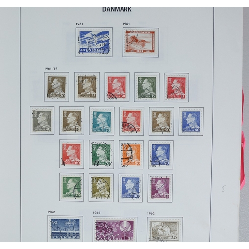 19 - Misc. Lots & Collections DENMARK & AREA 1851/2010 substantial mint & used collection in Davo album i... 