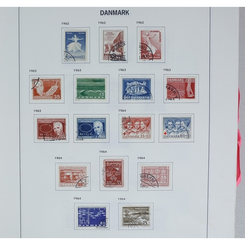 19 - Misc. Lots & Collections DENMARK & AREA 1851/2010 substantial mint & used collection in Davo album i... 