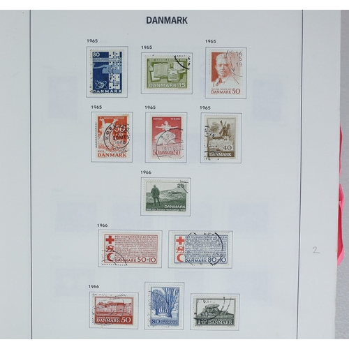 19 - Misc. Lots & Collections DENMARK & AREA 1851/2010 substantial mint & used collection in Davo album i... 