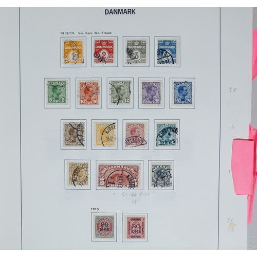 19 - Misc. Lots & Collections DENMARK & AREA 1851/2010 substantial mint & used collection in Davo album i... 