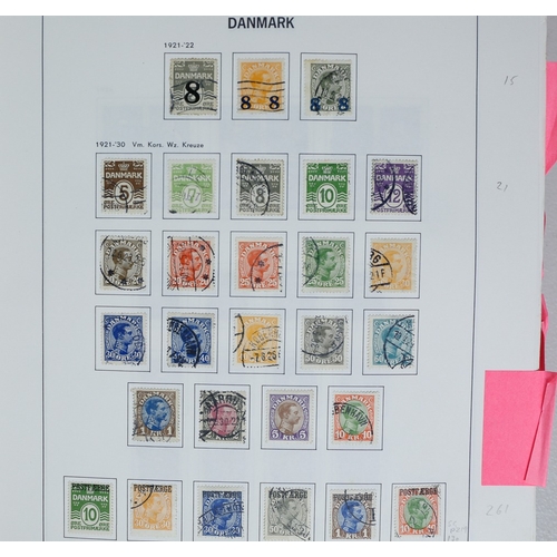 19 - Misc. Lots & Collections DENMARK & AREA 1851/2010 substantial mint & used collection in Davo album i... 