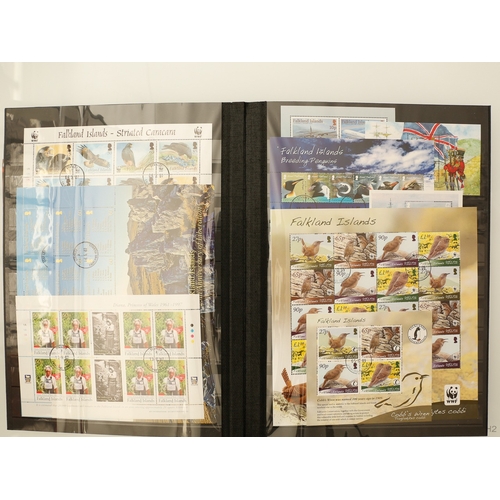 23 - Misc. Lots & Collections FALKLAND ISLANDS 1982/2015 substantial used coll. on stockbook pages, Defin... 