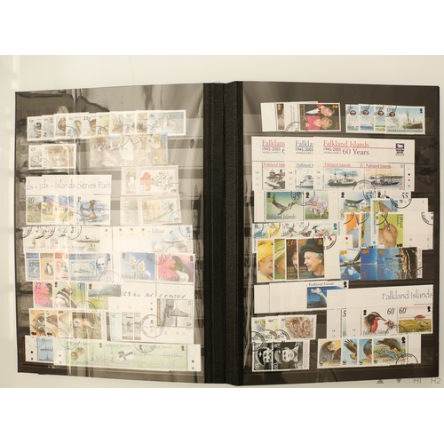 23 - Misc. Lots & Collections FALKLAND ISLANDS 1982/2015 substantial used coll. on stockbook pages, Defin... 