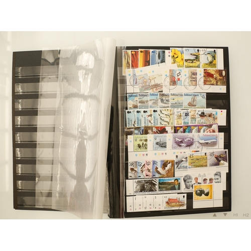 23 - Misc. Lots & Collections FALKLAND ISLANDS 1982/2015 substantial used coll. on stockbook pages, Defin... 
