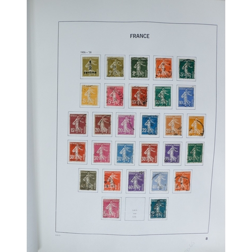 27 - Misc. Lots & Collections FRANCE 1849/1994 substantial mostly used collection in Davo printed album, ... 