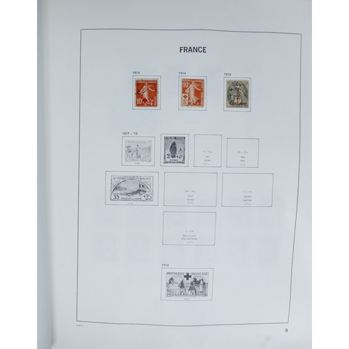 27 - Misc. Lots & Collections FRANCE 1849/1994 substantial mostly used collection in Davo printed album, ... 