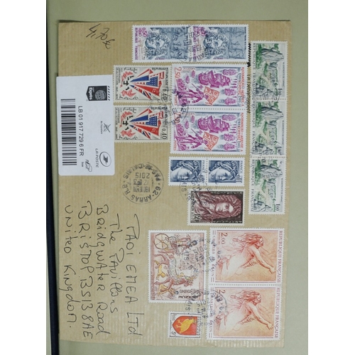 27 - Misc. Lots & Collections FRANCE 1849/1994 substantial mostly used collection in Davo printed album, ... 