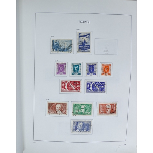 27 - Misc. Lots & Collections FRANCE 1849/1994 substantial mostly used collection in Davo printed album, ... 