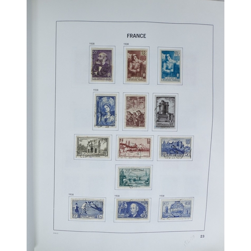 27 - Misc. Lots & Collections FRANCE 1849/1994 substantial mostly used collection in Davo printed album, ... 