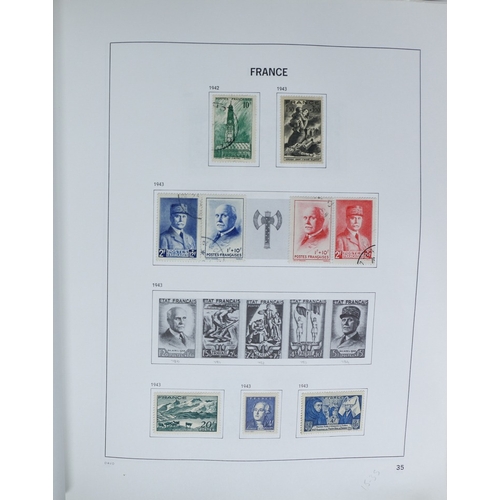 27 - Misc. Lots & Collections FRANCE 1849/1994 substantial mostly used collection in Davo printed album, ... 