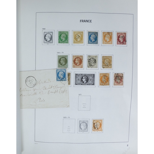 27 - Misc. Lots & Collections FRANCE 1849/1994 substantial mostly used collection in Davo printed album, ... 