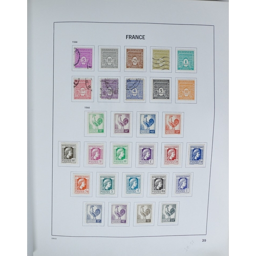 27 - Misc. Lots & Collections FRANCE 1849/1994 substantial mostly used collection in Davo printed album, ... 