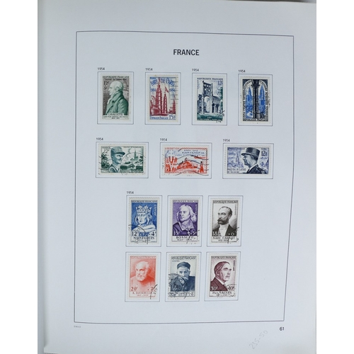 27 - Misc. Lots & Collections FRANCE 1849/1994 substantial mostly used collection in Davo printed album, ... 