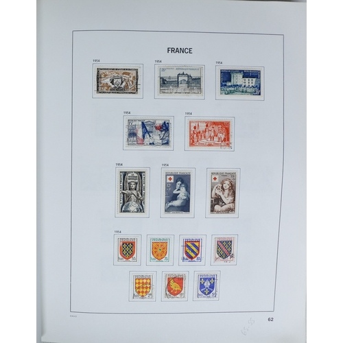 27 - Misc. Lots & Collections FRANCE 1849/1994 substantial mostly used collection in Davo printed album, ... 