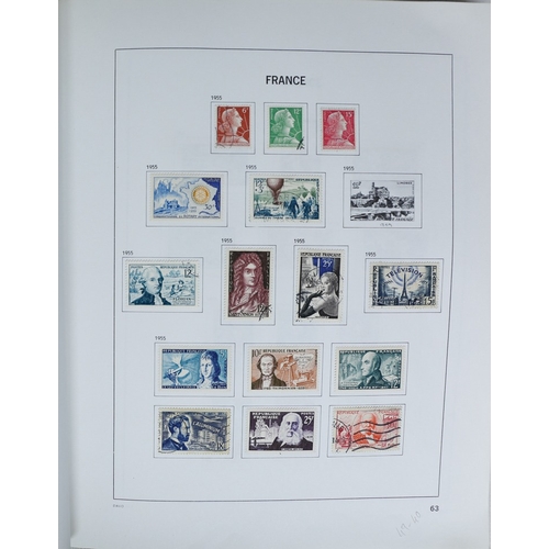 27 - Misc. Lots & Collections FRANCE 1849/1994 substantial mostly used collection in Davo printed album, ... 