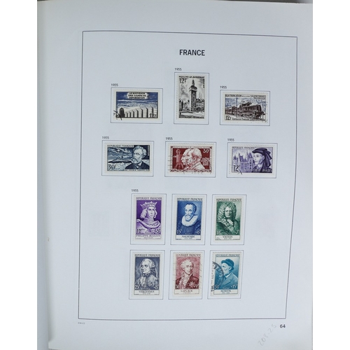 27 - Misc. Lots & Collections FRANCE 1849/1994 substantial mostly used collection in Davo printed album, ... 