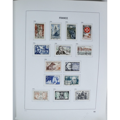 27 - Misc. Lots & Collections FRANCE 1849/1994 substantial mostly used collection in Davo printed album, ... 