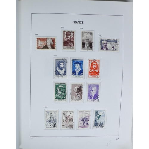 27 - Misc. Lots & Collections FRANCE 1849/1994 substantial mostly used collection in Davo printed album, ... 