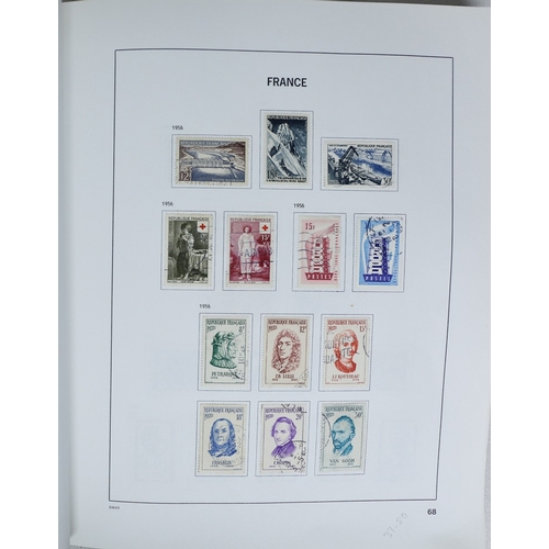 27 - Misc. Lots & Collections FRANCE 1849/1994 substantial mostly used collection in Davo printed album, ... 