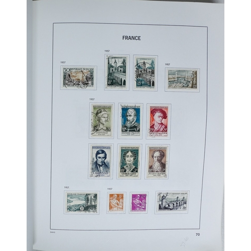 27 - Misc. Lots & Collections FRANCE 1849/1994 substantial mostly used collection in Davo printed album, ... 