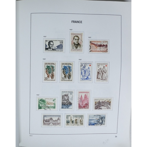 27 - Misc. Lots & Collections FRANCE 1849/1994 substantial mostly used collection in Davo printed album, ... 