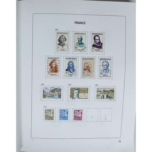 27 - Misc. Lots & Collections FRANCE 1849/1994 substantial mostly used collection in Davo printed album, ... 