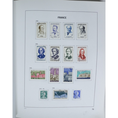 27 - Misc. Lots & Collections FRANCE 1849/1994 substantial mostly used collection in Davo printed album, ... 