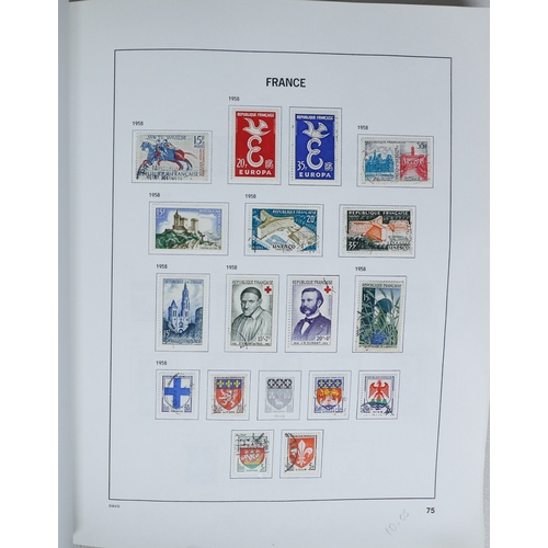 27 - Misc. Lots & Collections FRANCE 1849/1994 substantial mostly used collection in Davo printed album, ... 