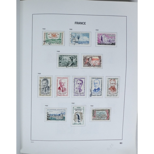 27 - Misc. Lots & Collections FRANCE 1849/1994 substantial mostly used collection in Davo printed album, ... 