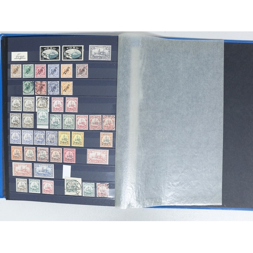 33 - Misc. Lots & Collections GERMAN COLONIES 1897/1914 mint & used coll. in stockbook with New Guinea 18... 