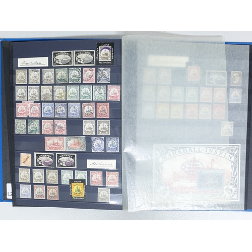 33 - Misc. Lots & Collections GERMAN COLONIES 1897/1914 mint & used coll. in stockbook with New Guinea 18... 