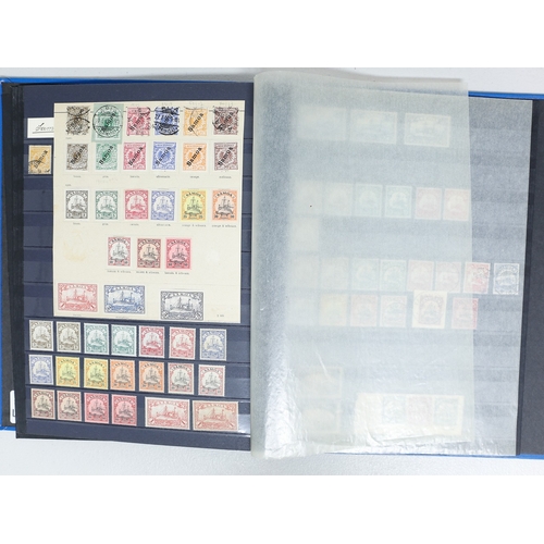 33 - Misc. Lots & Collections GERMAN COLONIES 1897/1914 mint & used coll. in stockbook with New Guinea 18... 