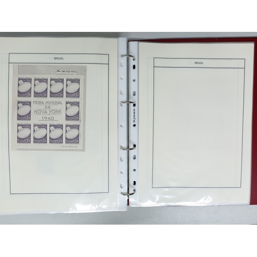 37 - Misc. Lots & Collections BRAZIL 1843 to 1972 mint & used incl. sets/part-sets, Air mail, MS etc with... 