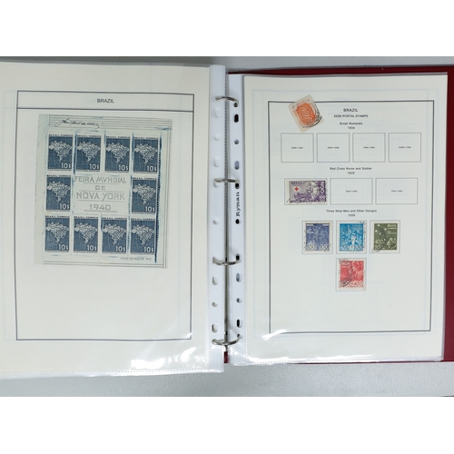 37 - Misc. Lots & Collections BRAZIL 1843 to 1972 mint & used incl. sets/part-sets, Air mail, MS etc with... 