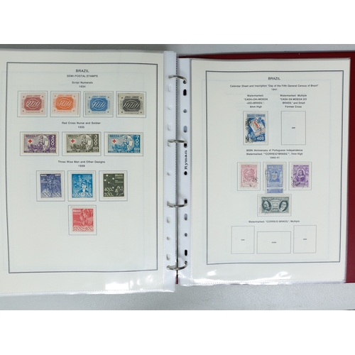 37 - Misc. Lots & Collections BRAZIL 1843 to 1972 mint & used incl. sets/part-sets, Air mail, MS etc with... 
