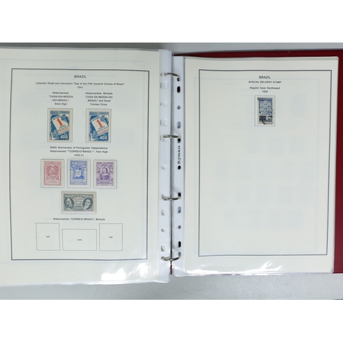 37 - Misc. Lots & Collections BRAZIL 1843 to 1972 mint & used incl. sets/part-sets, Air mail, MS etc with... 