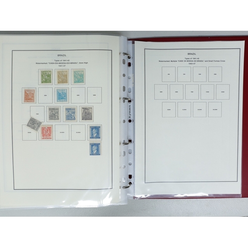 37 - Misc. Lots & Collections BRAZIL 1843 to 1972 mint & used incl. sets/part-sets, Air mail, MS etc with... 